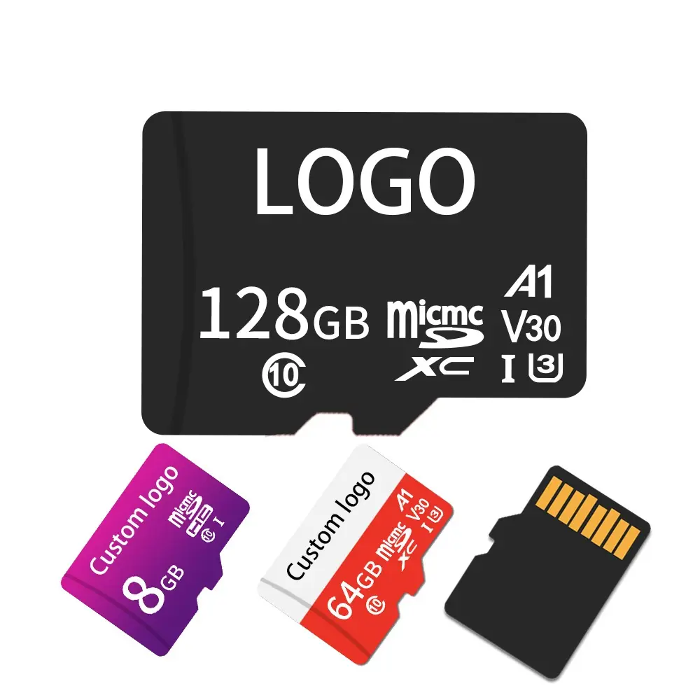 Carte mémoire Flash SD/TF, haute qualité, classe 4/6/10/128 go, prix d'usine