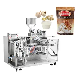 Fast delivery automatic zipper sachet liquid sauce ginger garlic paste packing machine