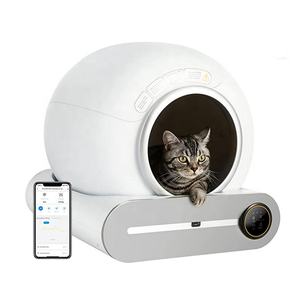 Nova tendência de entrega rápida controle por aplicativo inteligente automático personalizado caixa de areia para gatos autolimpante para venda - Product Image 5