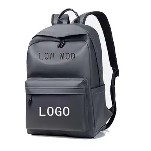 OEM Custom luxury men's Pu leather usb Back Pack charging Travel Waterproof business Laptop bag men's backpacks for men