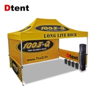 Tente de réception publicitaire personnalisée 10x15 avec logo, pour événements extérieurs, en aluminium, type chapiteau, gazebo, auvent, tente pop-up 10x10 pour salon professionnel