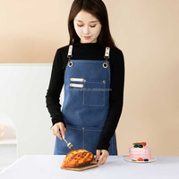 Tablier personnalisé avec logo imprimé, tabliers roses et noirs, tablier de cuisine personnalisé pour femmes et hommes avec poches, vente en gros d'usine