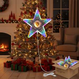 2M USB Pentagram Light Lumières de Noël avec boîte ouverte 24PCS/CS - Product Image 2