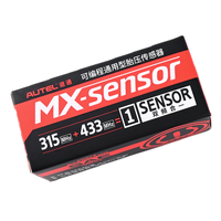 Capteur TPMS universel programmable Autel TPS218 MX-Sensor, version chinoise, vanne métallique, 315 MHz et 433 MHz 2 en 1, pour toutes les voitures