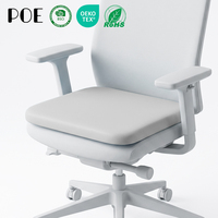 Coussin de siège de bureau ergonomique en mousse à mémoire de forme, personnalisable avec logo, vente en gros, approvisionnement en vrac, housse amovible, fabrication OEM ODM