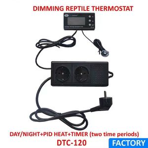 Toptan DTC-120 sürüngen dijital karartma termostatı gündüz & gece + zamanlayıcı - Product Image 2