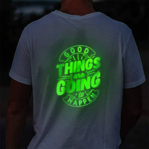 ฟิล์มเรืองแสงสีเขียวในที่มืด ขายส่งจากโรงงาน ไวนิลถ่ายโอนความร้อนเรืองแสงสำหรับเสื้อยืด - Product Image 1