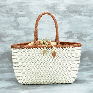 A-377 Dragon Diffusion tissé <span class=keywords><strong>sac</strong></span> en cuir véritable Style français panier ouvert <span class=keywords><strong>sac</strong></span> à main femmes Internet célébrité préféré Direct - Product Image 3