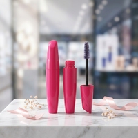 Tube de mascara classique rose olive unique et simple, personnalisable, avec brosse en silicone, flacon vide de 5 ml pour mascara, vente en gros