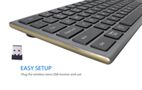 Clavier sans fil USB 2,4 GHz HK8987 à 104 touches avec rétroéclairage LED et interrupteurs à ciseaux, nouveau modèle très demandé