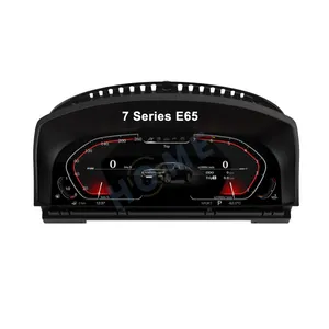 宝马7系E65 E66 2002 2008多媒体播放器数字集群虚拟驾驶舱运动液晶速度计12.5英寸仪表板