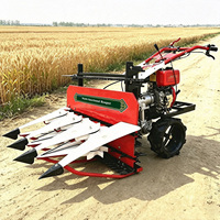 Moissonneuse manuelle Napier Grass Reaper pour luzerne, piment, maïs – Moissonneuse-pousseuse manuelle, mini-machine à récolter le blé et le riz