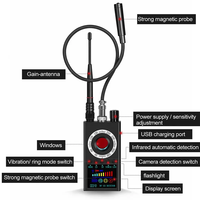 K19 RF Signal GSM GPS Enregistrement Détecteur de Bug Anti Espion Caméra Cachée Finder pour la Sécurité Personnelle Hôtels Voyager