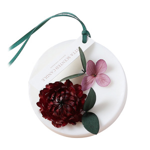 botanical soy wax scented flower candle with gift box car diffuser home decor Air freshener Fragrance candle