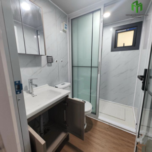 Vente chaude 2024 - Maison conteneur modulaire portable personnalisée avec une salle de bain intégrée, douche et toilettes préfabriquées - Product Image 6