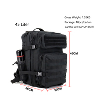 45L Étanche Sac Camouflage Sac À Dos Gym Fitness Voyage Sac À Dos mochila camuflada Hommes Tactique Sac À Dos