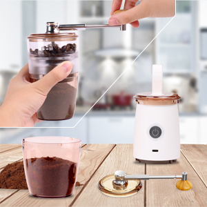 Hario — <span class=keywords><strong>moulin</strong></span> à café Portable 2 en 1, électrique/manuel, avec 5 réglages de <span class=keywords><strong>moulin</strong></span> à café précis pour dripper/espre-ap - Product Image 2