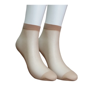 Chaussettes personnalisées bon marché couleur chair en nylon <span class=keywords><strong>nu</strong></span> Chaussettes jetables en soie de latex Chaussettes à essayer - Product Image 2