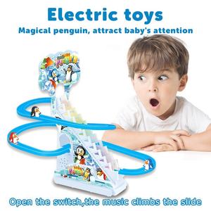 Pingüino Automático para Subir Escaleras, <span class=keywords><strong>Juguete</strong></span> Educativo Eléctrico para Niños, Tobogán de Pingüino, Regalo - Product Image 6