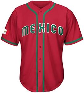 Kaus <span class=keywords><strong>Jersey</strong></span> Baseball Meksiko kualitas tinggi baru kustom <span class=keywords><strong>Jersey</strong></span> bisbol pria cepat kering - Product Image 4