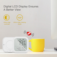 Capteur de température et d'humidité intelligent Tuya ZigBee, hygromètre d'intérieur, thermomètre, détecteur avec écran LCD numérique, application Smart Life
