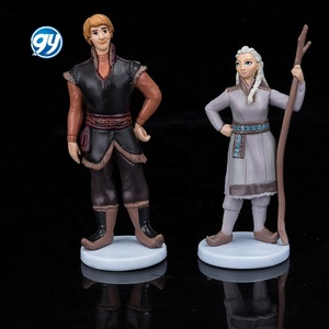 10 pièces dessin animé princesse Figure Anime dessin animé jouet poupée gâteau décoration - Product Image 5