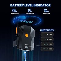 Eyoyo 1D Bluetooth sans fil QR lecteur de codes à barres pince arrière téléphone lecteur de codes à barres pour entrepôt bibliothèque inventaire