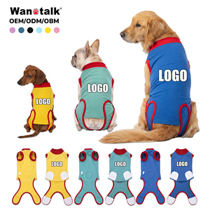 Tuta Post-Operatoria per Cani Anti-Leccamento in Cotone Ecologico Primavera Estate Tuta Comoda per Operazioni - Product Image 1