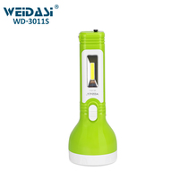 Lampe torche solaire rechargeable d'urgence LED avec lumière latérale, lampe torche de camping haute puissance