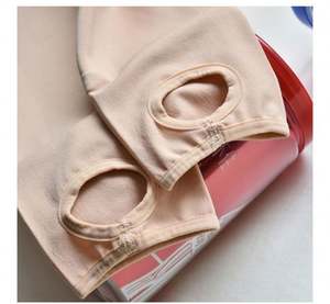 Leggings de yoga cálidos acolchados de terciopelo, pantalones ajustados gruesos, pantimedias de invierno cálidas de forro polar grueso de color liso para mujer - Product Image 5