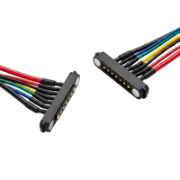 Connecteur magnétique Pogo Pin haute fréquence 7 broches OEM pour module RF de station de base 5G