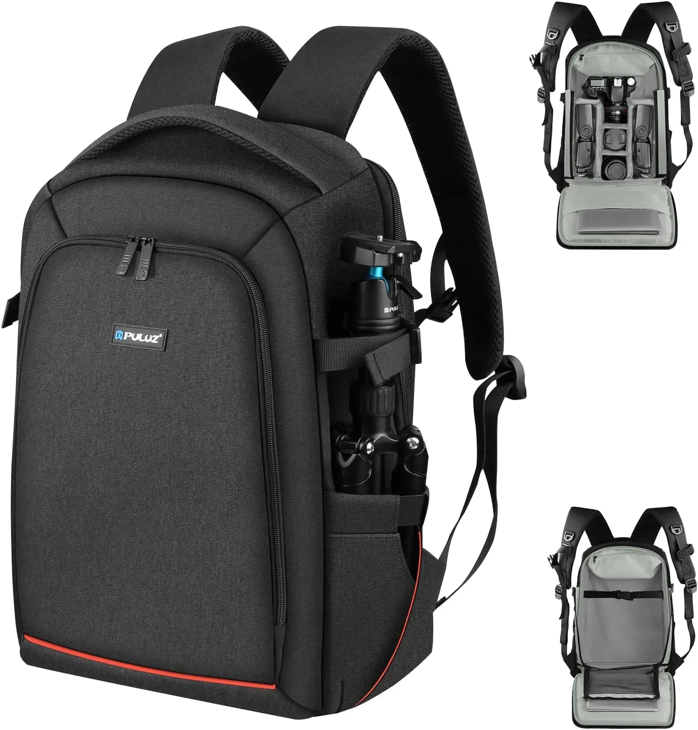 Рюкзак для камеры PULUZ, уличный водонепроницаемый чехол для камеры с защитой от царапин, совместимый с Sony/Canon/Nikon