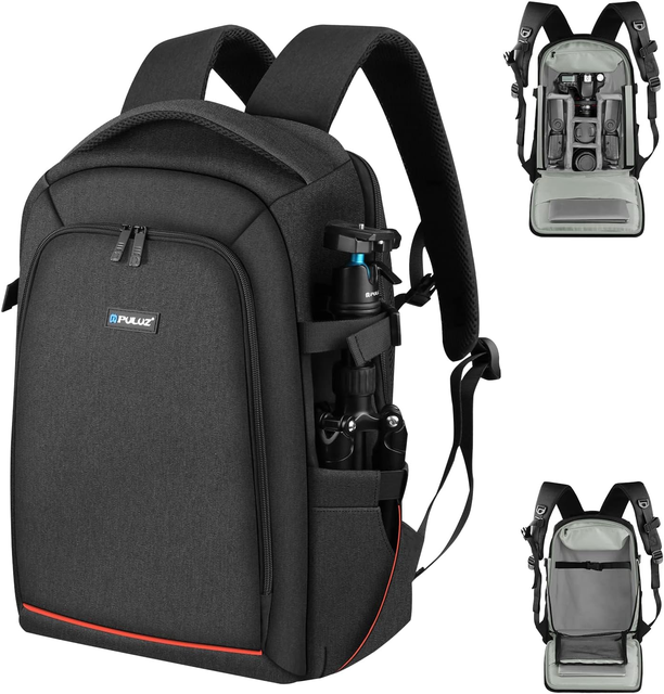 PULUZ Camera Backpack Bag, Outdoor Waterproof Scratch-proof Camera Case Compatible for Sony/Canon/Nikon