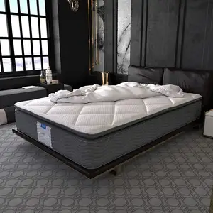 Toptan rulo iyi uyku tam inç yatak sipariş online kral çift boyutu katlanabilir jel bellek köpük bahar mattrress