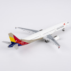 1/400 Hana Airlines <span class=keywords><strong>A321</strong></span>-200โมเดลเครื่องบินผสม HL8278/HL8279 - Product Image 3