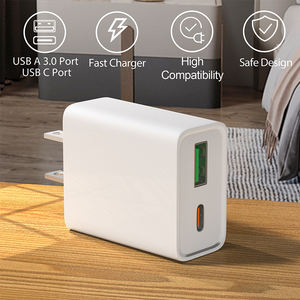 Schitec Fast Shipping US EU Wall Plug Dual Usb Charger 20w Fast Charging Phone Charger Adapter for Mobile Device - Product Image 4