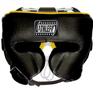 Protector de Cabeza de Cuero de Alta Calidad Personalizado al por Mayor para Entrenamiento de Artes Marciales Mixtas, Kick Boxing, Unisex - Product Image 1