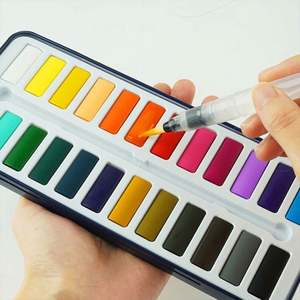 Juego de Pinturas de Acuarela Profesional para Artistas, 36 Colores en Tarrinas - Product Image 1