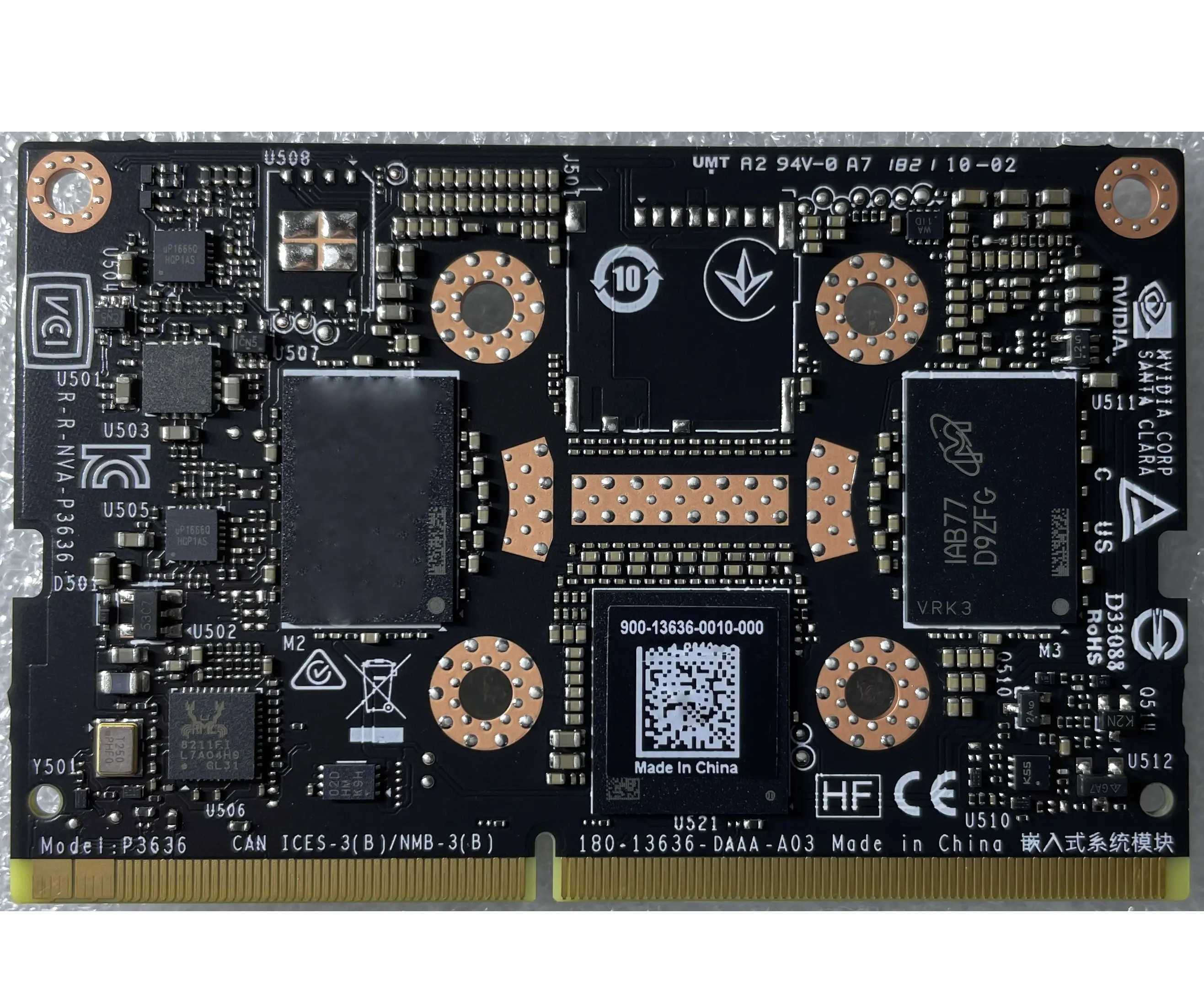 High-performance AI embedded computing module 900-13636-0010-000 Jetson TX2 NX