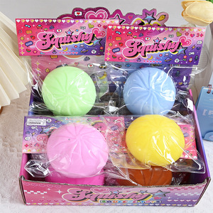 Squishy Gigante a Forma di Baozi (Panino al Vapore) in TPR, <span class=keywords><strong>Morbido</strong></span> Giocattolo Antistress a Lenta Risalita, Simulazione Cibo, Giocattolo Sensoriale per Alleviare lo Stress e lo Stress del Tensionamento - Product Image 1