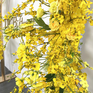 DKB populaire décoration de mariage fleurs couleurs soie gros fleurs artificielles décors pour les événements de mariage - Product Image 3