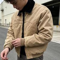 Blouson d'hiver pour homme en polyester personnalisé, style vintage et tendance, veste sur mesure