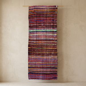 Kilim en laine fait main Sanandaj de qualité supérieure avec un design vintage, tissé à la main, pour la décoration de la maison et du bureau - Product Image 2