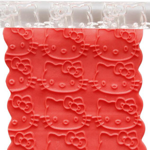 Không Dính Trong Suốt Nhựa <span class=keywords><strong>Acrylic</strong></span> Bánh Fondant Pastry Không Dính Kết Cấu Dập Nổi Khắc Cán <span class=keywords><strong>Pin</strong></span> - Product Image 3