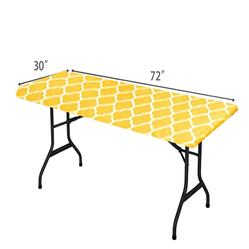 Yellow and white checkered