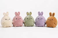 Peluche personnalisée lapin lesté en minky doux, anti-anxiété, pour le confort des enfants et des adultes, cadeau pour des câlins réconfortants