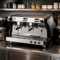 Machine à café expresso professionnelle de qualité supérieure, style italien, pour usage commercial, fournie par l'usine