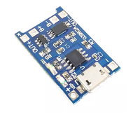 Módulo de Placa de Carga con Interfaz USB Tipo-C TP4056 1A, Diseño Dos en Uno Conveniente para Componentes Electrónicos de Baterías de Litio