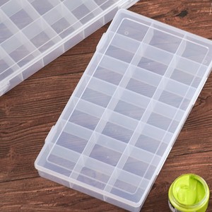 Clair d'art palette boîte, 24,36,48 puits palette de peinture en plastique avec couvercle, pliable peinture boîte de rangement pour aquarelle, <span class=keywords><strong>acrylique</strong></span> - Product Image 2