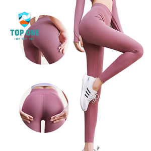 TopOne, pantalones deportivos de Yoga para mujer, mallas de nuevo diseñador, moldeadores de entrepierna largos de LICRA suave de alta compresión, resistentes - Product Image 2
